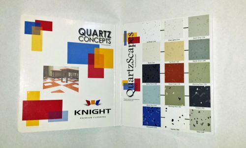 Knight Premium , former Rikett, Quartz Flooring Tile Samples Book