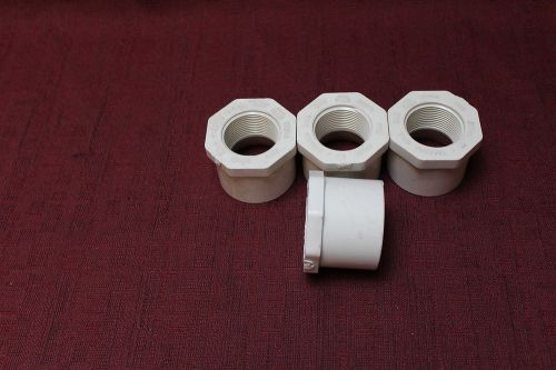 Spears 438-250 2&#034; x 1-1/4&#034; pvc schedule 40  spigot x female bushing 4 pack new for sale