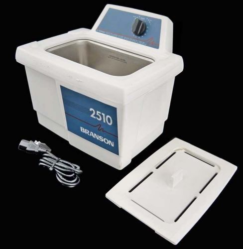 Branson 2510-r-mt bransonic 0.75-gal analog lab ultrasonic water bath cleaner for sale