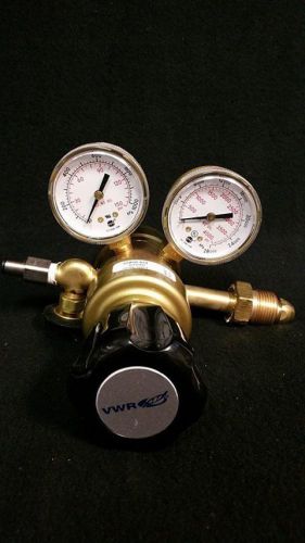 Vwr gas regulator 55850-424 ar/he/n2 125 psig cgae-4 max 3000 psig for sale