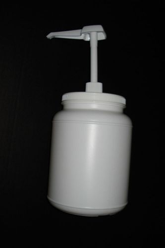 64oz DISPENSER+PUMP+LID CONDIMENT MAYO/KETCHUP/MUSTARD/BBQ CONCESSION/CATERING