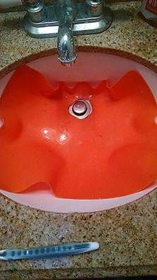 Sink guard toothpaste and hair bathroom sink guard never scrub your sink again for sale