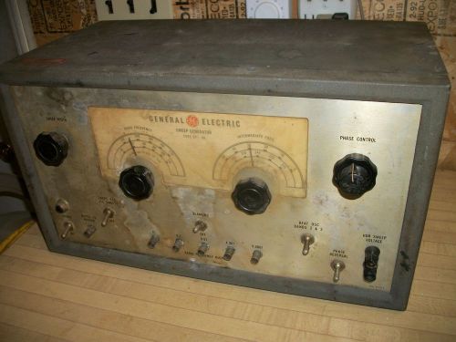 Vintage GE General Electric Tube Sweep Generator - Model ST-4A - Project