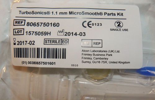 Alcon Turbosonics 1.1mm Microsmooth Parts Kit, REF: 8065750161, Ten (10) Total