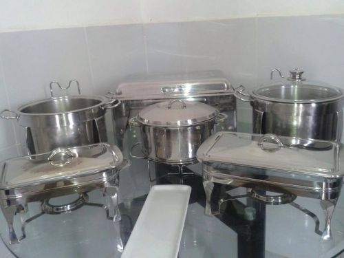 7 Rechauds (cubas de inox) para restaurante ou eventos ou bar ou almoco