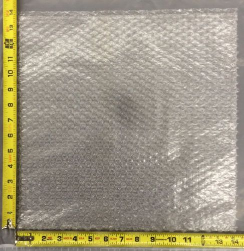 50 14x14 Straight Cut / Open-End Bubble Out Bags / Bubble Wrap Pouches 14&#034; x 14&#034;