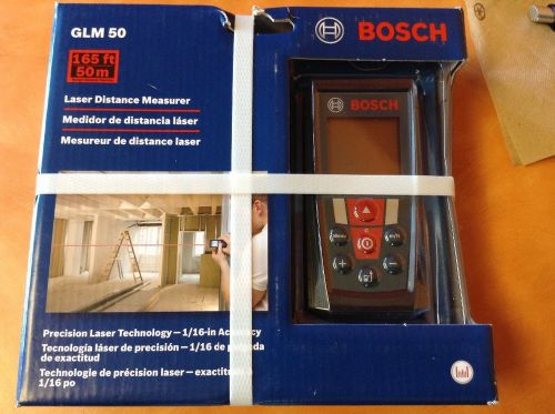 New bosch glm 50   165 ft 50m -laser distance measurer meter ranger finder  new for sale