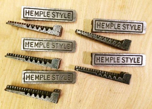 5 SETS (10 PIECES) Cleaned Tested HEMPLE STYLE Wedge Letterpress QUOINS