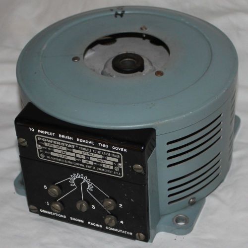 Powerstat Variable Autotransformer 136B - 1057 Variac