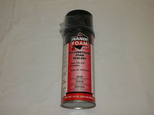 HANDI-FOAM P40002 Polyurethane Foam Sealant, Yellow, 12 oz. With Straw NEW