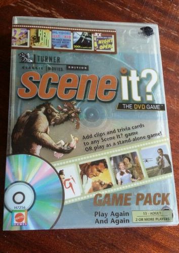 Turner films scene it game pack DVD game, add clips and trivia cards, dice, DVD