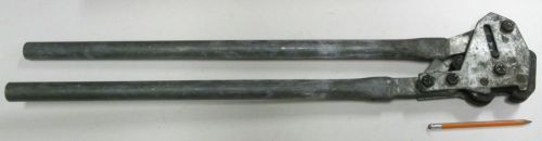 Steel banding strap clip crimper 1-1/4&#034;  with 24&#034; length for sale