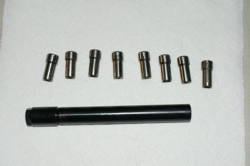 Da200 3/4&#034; 7.1&#034; long straight shank collet chuck craftsman usa te200-0750 for sale