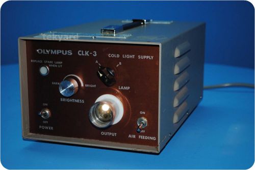 OLYMPUS CLK-3 COLD LIGHT SUPPLY (LIGHT SOURCE) !