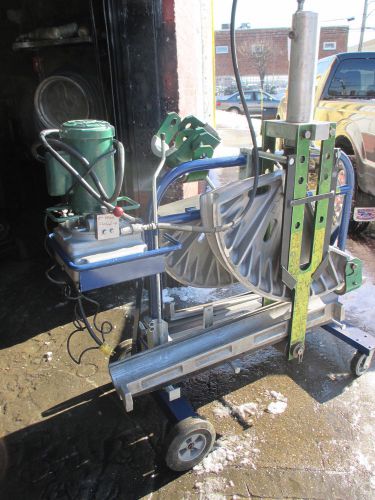 Greenlee 881ct / 980 pump / with bending cart  2 1/2 - 4&#034; emt/rigid  exc cond for sale