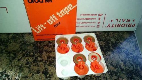 Brother Lift Off Tape Dry Model 3015 for Electronic Typewriters - 5 Tapes in Box