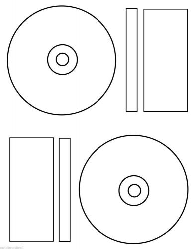 98 CD/ DVD Laser and Ink Jet Labels - Memorex - 49 Sheets!