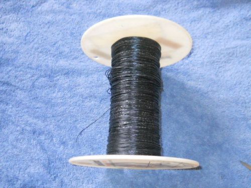 1,000) Foot Spool Black Wire, 26 AWG, 300 Volt 80 Degree C Rated, PVC Insulation