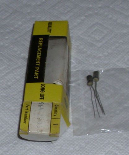 Lot of 2 Zenith parts Germanium 964-19863  NTE102A    PNP Transistor  NOS