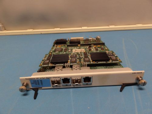 Spirent SmartBits LAN-3321A 2 port 10/100/1000Base-T Copper and Gigabit SFP