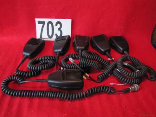 Lot of 6 ~ shure 590t ~ mobile radio microphone mic ~ #703 for sale