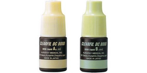 Dental kuraray clearfil dual curing dc bond self priming bond adhesive, 2 x 1ml for sale