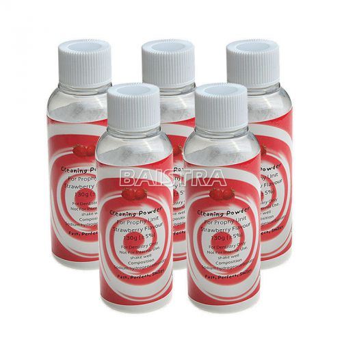 10X Dental Prophylaxis Cleaning Powder For Dental Air-polisher Strawberry flavor