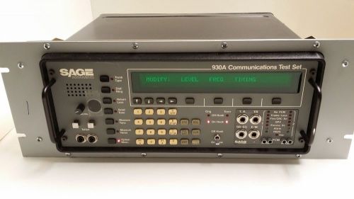 Sage 930A Communications test set