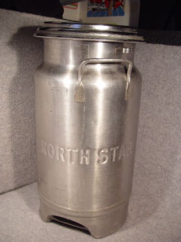 Superior-St. Paul Stainless &#034;North Star&#034; 12 Quart Stainless Steel Milk Can