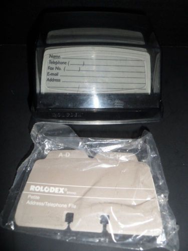 Rolodex Covered Petite Address Phone File S300C New Old Stock USA