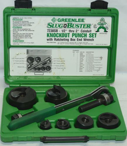 GREENLEE 7238SB SLUG BUSTER KNOCKOUT PUNCH SET