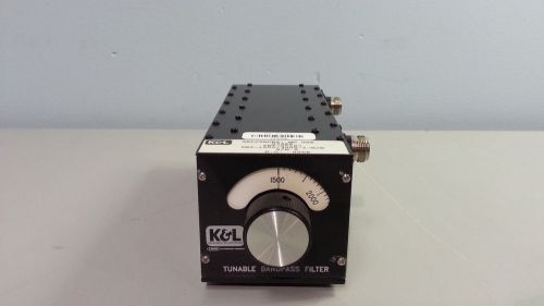 K&amp;L 5BT-1200/2600-5-N/N Tunable Bandpass Filter: 1200 to 2600 MHz, Type N
