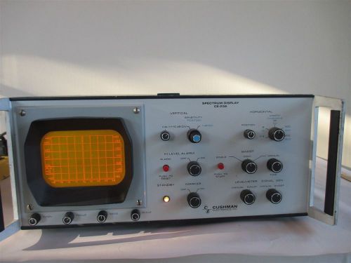 Cushman Spectrum Display CE 23A Professional Rack Mount Lab Equipment