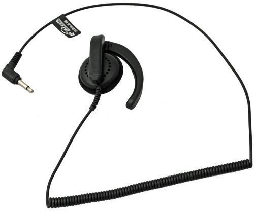 New 2.5mm listen only earpiece w/ either ear earhook for use w/ mics jh-618_2.5 for sale