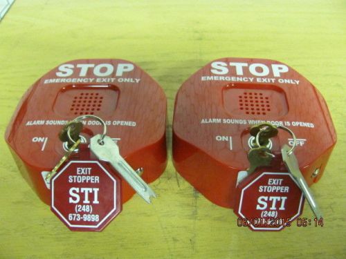 Set of Two Emergency Stop Sign Alarm Stopper