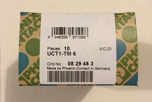 New! Phoenix Contact UCT1-TM-6 Terminal Markers (Box Of 10) #0829483