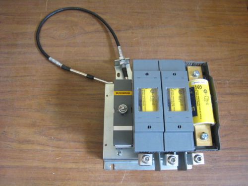 Bussman CFD200J03 200A 600V Fusible Disconnect Switch w/ Operating Cable Used