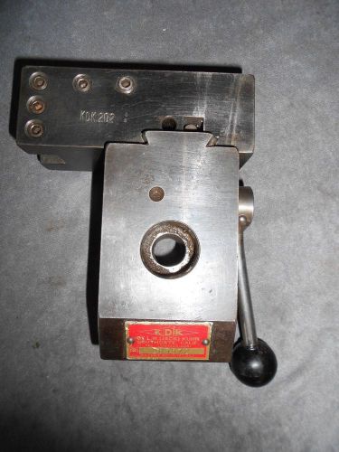 Vintage KDK 205572 Tool Post with KDK-202 Threading &amp; Facing Holder
