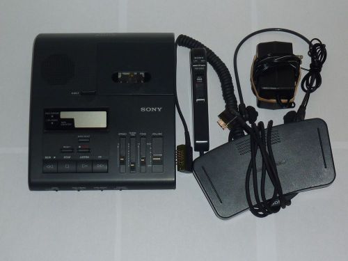 Sony BM-845 Dictator/Transcriber w/handheld MIC, AC adapter, headset, foot pedal