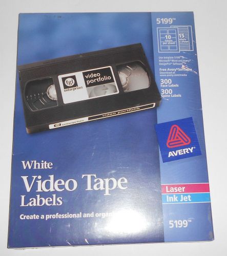 Avery Dennison Ave-5199 Video Tape Label - 1.83&#034; Width, 0.66&#034;
