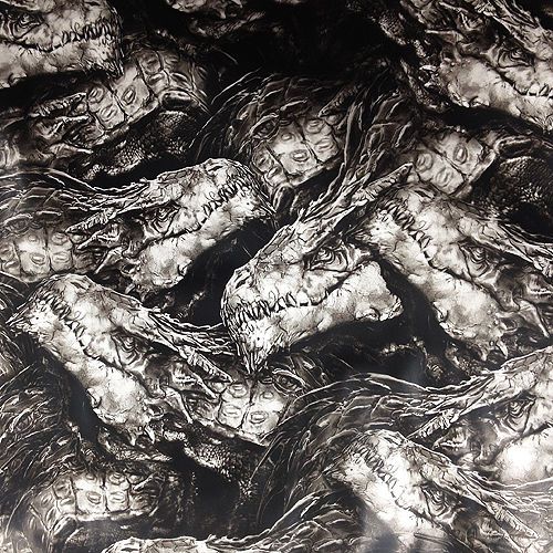 Hydrographic Film * 11 sqft * Ancient Dragons Water Transfer Printing