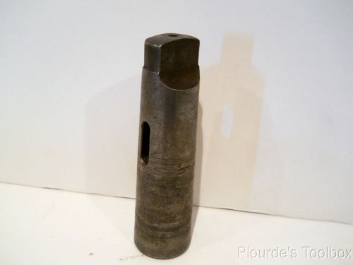 Used Morse Taper Adapter from MT #4 Shank To MT #3 Socket, Approx. 6.25 Inches