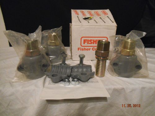 FISHER CONTROLS  M3162 SERIES CLAMP HOSE COUPLINGS BOX OF FOUR~~NEW~~