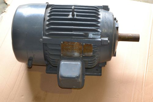 Emerson R877A 20HP 208-230/460VAC Motor, 1-1/2&#034; Shaft Diameter, 1765 RPM, 256T