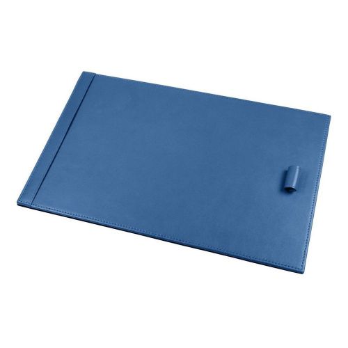 LUCRIN - A4 simple note pad 13.8x8.6 inches - Smooth Cow Leather - Royal Blue