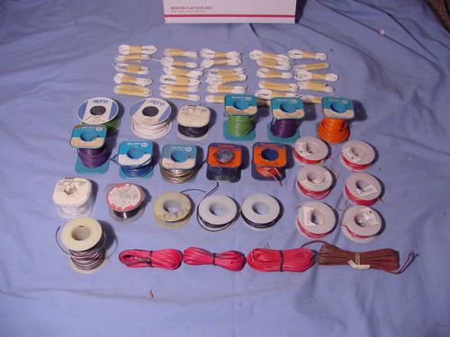 55 Assorted Belden, Alpha, Etc Hook-up Wire Cable Pieces