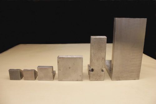 Machinist angle plates - lot of 6 - five different styles for sale