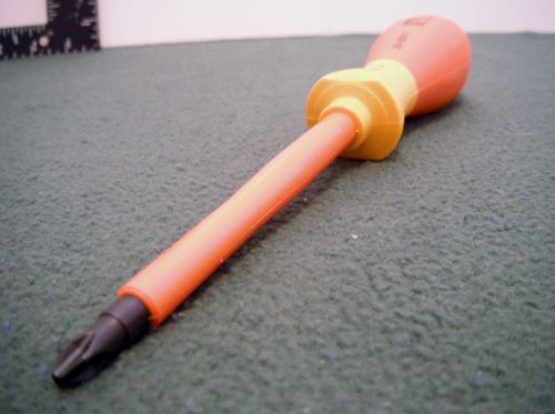 Ideal 35-9311 insulated screwdriver #2 x 4 inch phillips 1000v  new for sale