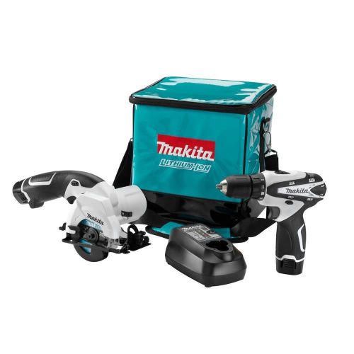 Makita lct208w 12 volt cordless lithium-ion 2-piece combo kit new for sale