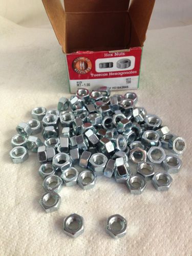 300-hillman fastener zinc hex nuts m7-1.00. 3 boxes of 100. for sale
